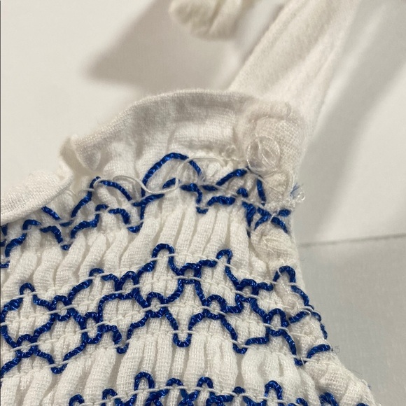 Lucky Brand Blue and White Tiered Sundress - Picture 7 of 11